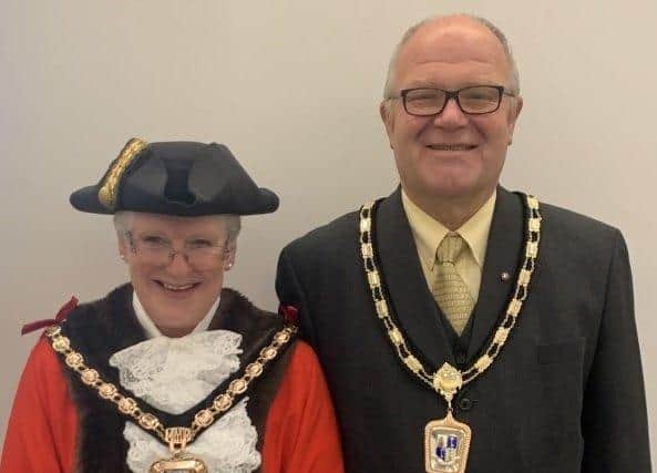 Rosy Raines with her consort, Graham Raines