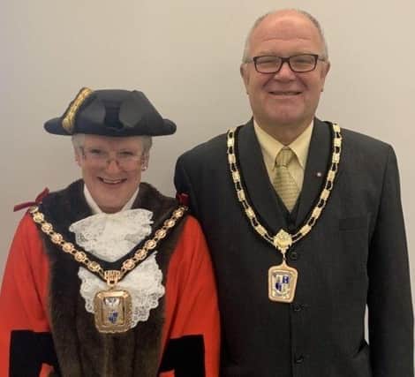 Rosy Raines with her consort, Graham Raines