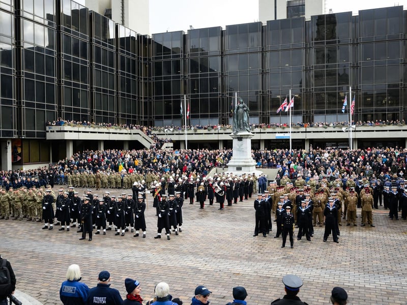 Pictured is: The Guildhall square.
Picture: Keith Woodland (121121-29)