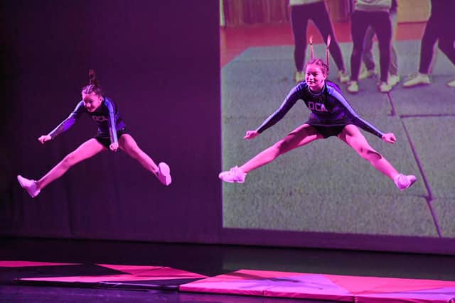 Dance & Cheer-a-cality celebrated their 10th anniversary with a sold-out show at the Berry Theatre in Hedge End, near Southampton in Hampshire on Saturday 22/01/22.

Credit: Paul Jacobs/pictureexclusive.com