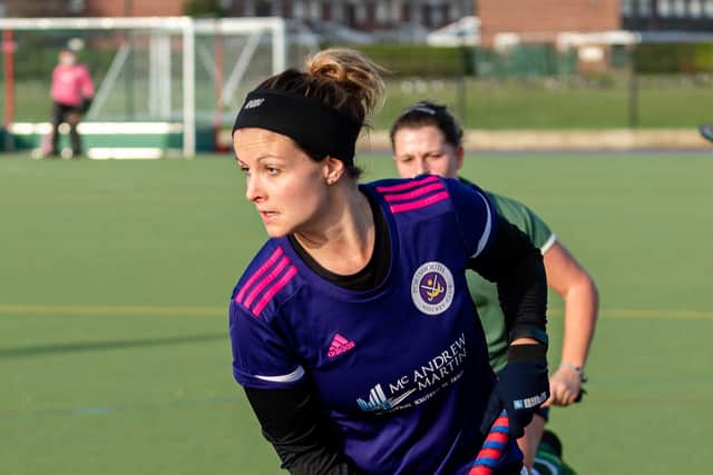Clair Hamson struck a hat-trick against Basingtoke in a 10-0 victory. Picture: Vernon Nash