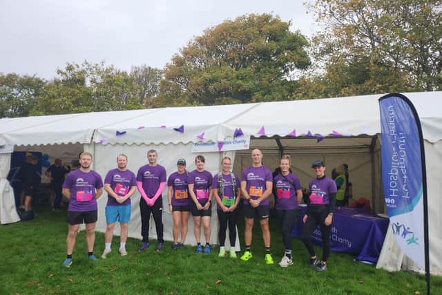 Members of Team Portsmouth Hospitals Charity at the Great South Run 2025