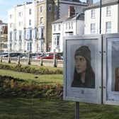Photographs on the art trail through Southsea. 