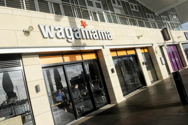 Wagamama in Gunwharf Quays, Portsmouth, was refurbished in 2016. Picture: Sarah Standing (161576-3362)