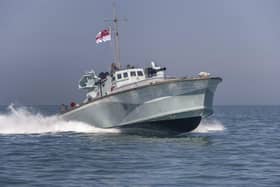 D-Day Veteran Motor Gun Boat 81 at speed