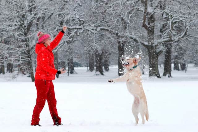 This is when we could see wintry weather in the south. Picture: ADRIAN DENNIS/AFP via Getty Images