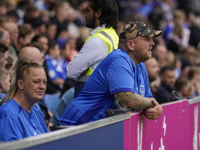 Pompey's next home game is against West Brom on September 15.
