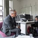 Alan Mak MP with Mark Parsons, Director of EPCC, the supercomputing centre at The University of Edinburgh