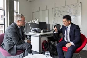 Alan Mak MP with Mark Parsons, Director of EPCC, the supercomputing centre at The University of Edinburgh