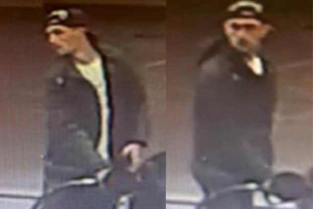 Officers investigating a burglary in Portsmouth would like to speak to this man in connection with this incident.