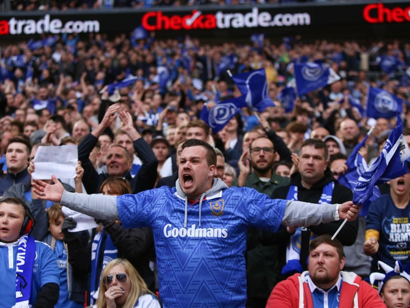 More than 40,000 Pompey fans saw the Blues beat Sunderland on penalties in the 2019 Checkatrade Trophy final