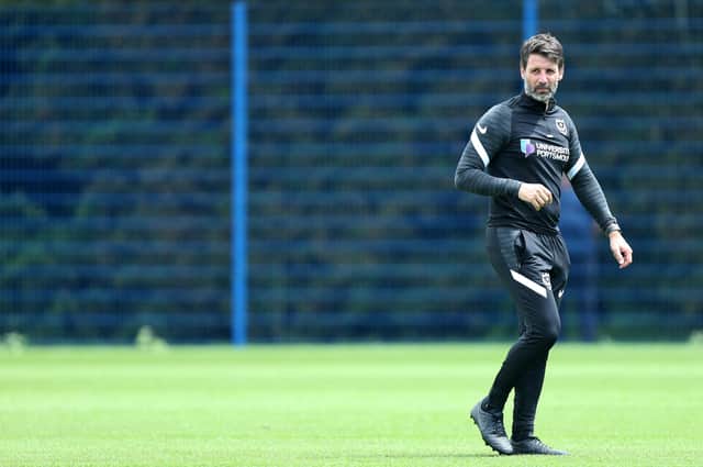 Andy Cullen insists Danny Cowley's playing budget will not be reduced to cover scheduled work at Roko and Fratton Park. Picture: Chris Moorhouse (jpns 280621-36)