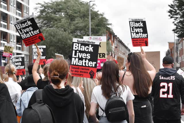 A Black Lives Matter protest and march across Portsmouth, on Saturday, June 27, 2020.
Picture: Holistic Trash