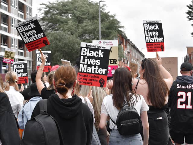 A Black Lives Matter protest and march across Portsmouth,  on Saturday, June 27, 2020.

Picture: Holistic Trash
