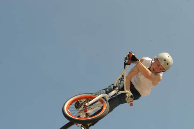 Declan Brooks when he was 14 in action inside the newly opened facilities at Southsea Skatepark. 
Picture: Ian Hargreaves