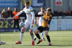 Captain Joe Oastler got Hawks' opener in the victory over Hampton & Richmond Picture: Dave Haines