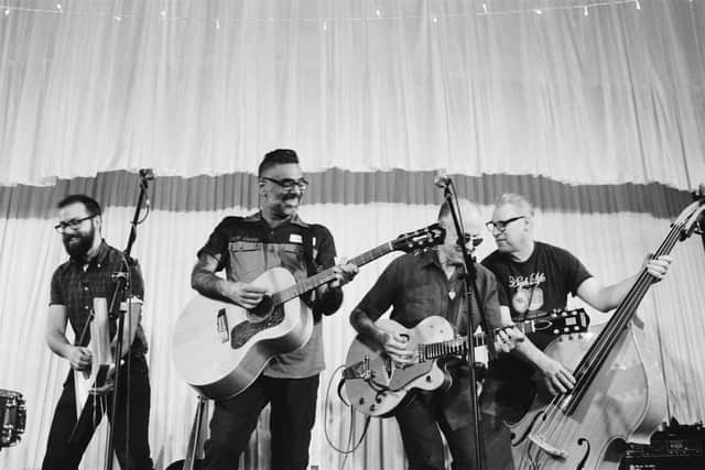 The Dodge Brothers playing at The Square Tower, Old Portsmouth. Picture by Adam Prosser
