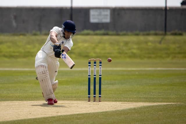 Carlin Joy struck his maiden Portsmouth century, but the 2nds suffered a last-ball loss to Bournemouth 2nds at Chapel Gate in the Hampshire League. Photo by Alex Shute