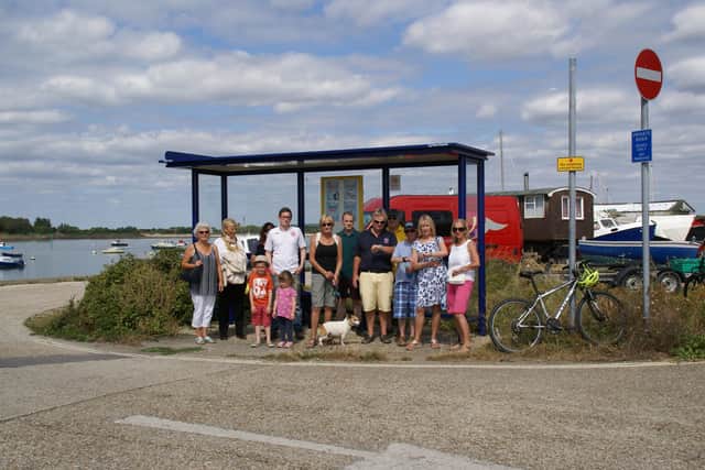 Bus users campaigned in 2016 to get the service to the Hayling Ferry reinstated