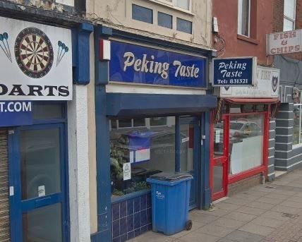 Peking Taste, at 200 Fratton Road, Portsmouth, was rated four on May 16.
