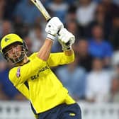 James Vince became the fifth English qualified player to reach 8,000 career T20 runs last night. Photo by Harry Trump/Getty Images