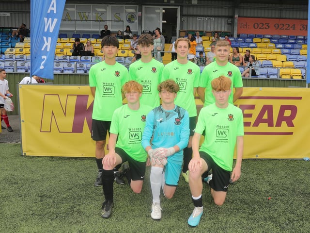 Holt United U15s at the Havant and Waterlooville FC Summer Tournament. Picture: Dave Haines