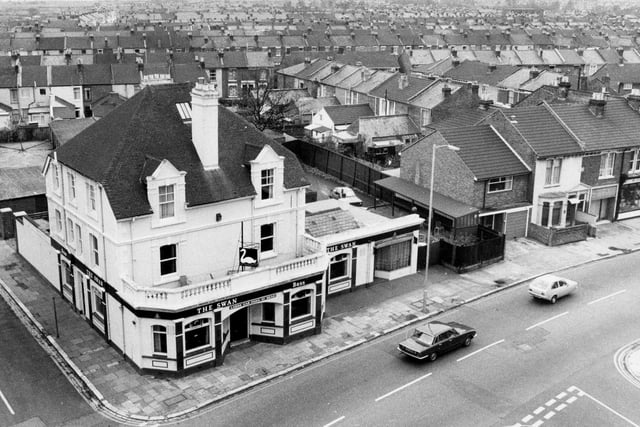 The Swan was situated at 100 Copnor Road, but closed by the start of 2011. A planning application was submitted later in the year to demolish the pubs and turn it into flats, which became a reality a couple of years later.