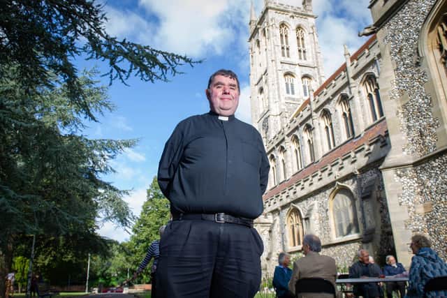 Canon Bob White, vicar of St Mary's Church in Fratton.
Picture: Habibur Rahman