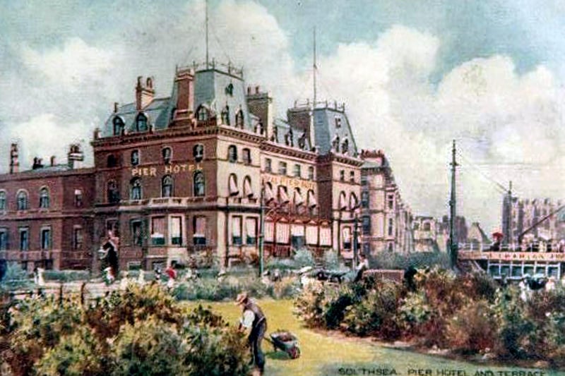 Portsmouth University's Rees Hall, formerly the Pier Hotel, on the corner of Southsea Terrace and Bellevue Terrace, Southsea. Picture: Courtesy of Shirley Alton