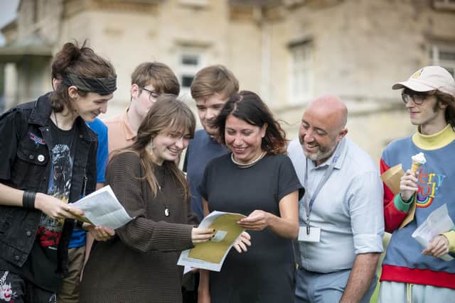 Pictured: Head of Sixth Form, Head teacher Stacey Osborne and Chris Willis
Picture credit: Peter Langdown