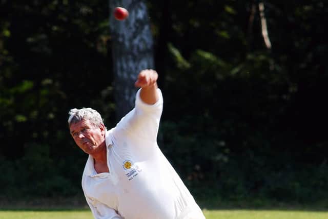 Jim Smallbone in action for Petersfield.