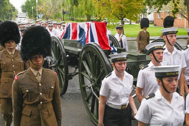 Around 1,000 Royal Navy sailors and Royal Marines are participating in ceremonial duties connected with the state funeral of Her Majesty The Queen on Monday, including the procession of the Coffin with the Royal Navy State Gun Carriage