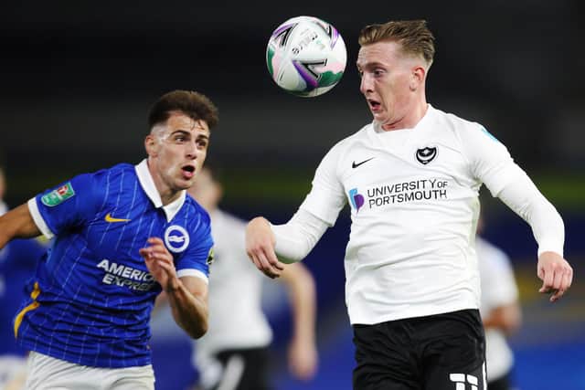 Jayson Molumby vies with Ronan Curtis this season
