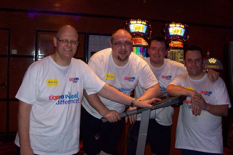 Were you pictured during this treadmill challenge at Mecca in 2008?