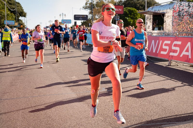 Runners taking part in the race.