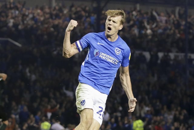 Club: Pompey; Age: 28; Position: Centre-back; Appearances: 39; Goals: 5; Assists: 0; WhoScored rating: 7.04