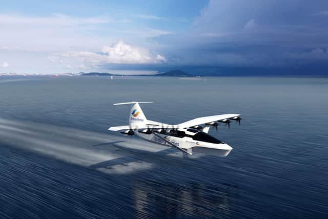 Brittany Ferries is exploring the potential for a new high-speed, sustainable and more efficient form of ferry travel called a seaglider The concept, an all-electric, wing-in-ground effect vehicle (WIG), is under development in the United States through Boston-based start-up REGENT (Regional Electric Ground Effect Nautical Transport).
