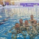 Portsmouth Victoria Tech Team cooling down, post swim