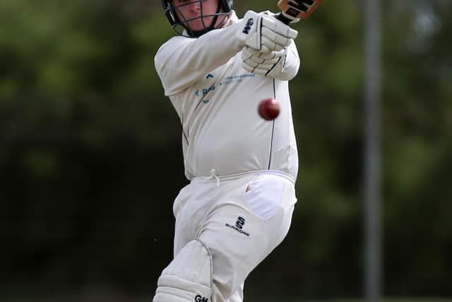 Jordan Palmer-Goddard hit 72 for Portsmouth 2nds in their Hampshire League loss to Burridge 2nds. Picture: Chris Moorhouse