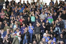 An average of 1,411 Pompey fans have been accompanying the Blues on the road this season in League One