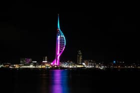 Spinnaker Tower on November 22. Pic toob