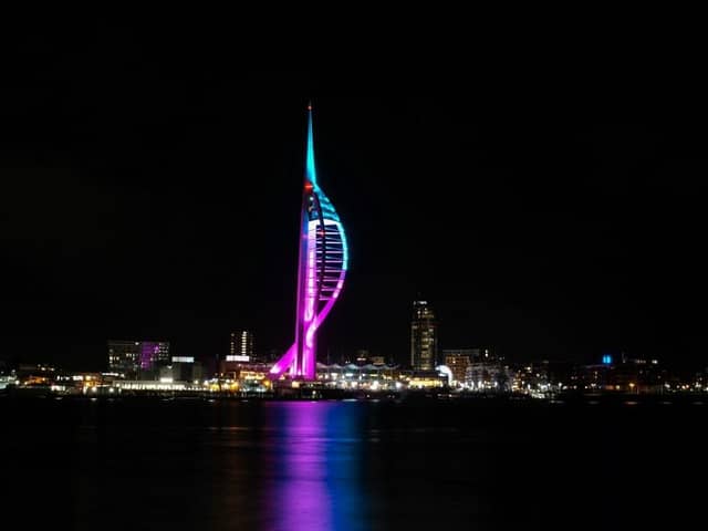 Spinnaker Tower on November 22. Pic toob