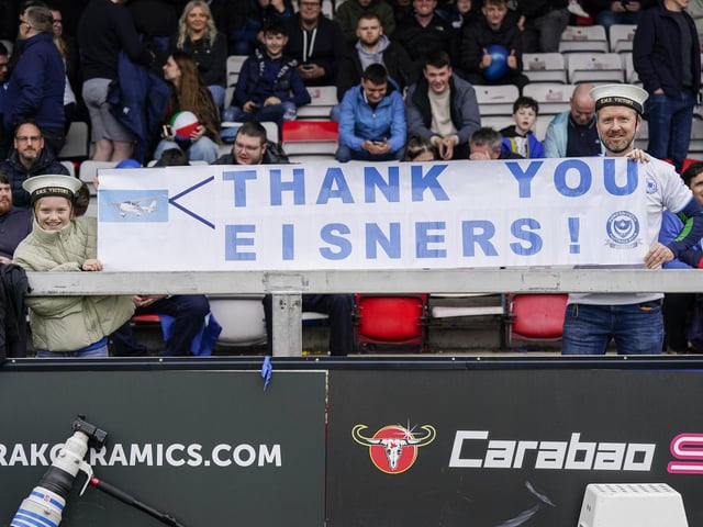 A thank-you to the Pompey owners