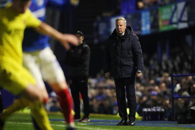 Kenny Jackett was disappointed with Pompey's defending in last night's 2-2 draw with Fleetwood. Picture: Joe Pepler