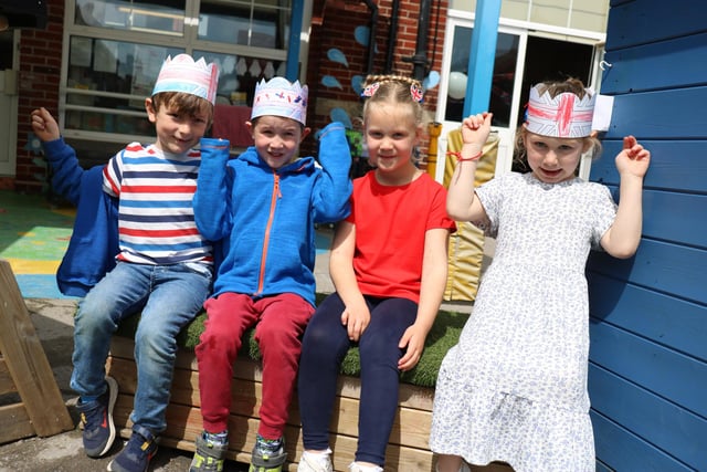 Children at Meon Infant School in Southsea