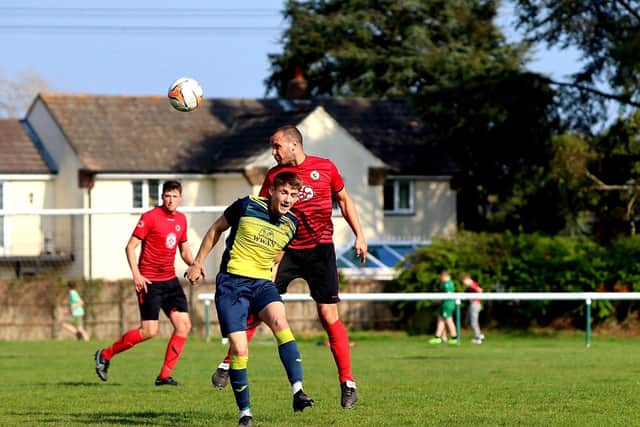 Locks Heath (red) v Moneyfields. Picture by Tom Phillips