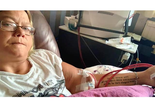 Mum-of-one Emma Bone, 37, of Westbourne, was told by government to isolate for 12 weeks as she has end-stage kidney disease and is at risk if she caught Covid-19. Picture: Emma Bone