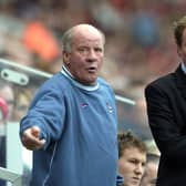 Jim Smith, left, with former Pompey manager Harry Redknapp in 2004   Picture: Matthew Lewis/Getty Images