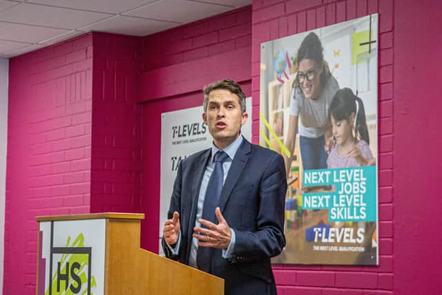 Gavin Williamson giving a speech about T-levels at Havant and South Downs College. The education secretary said the government were looking to increase testing capacity.

Picture: Habibur Rahman