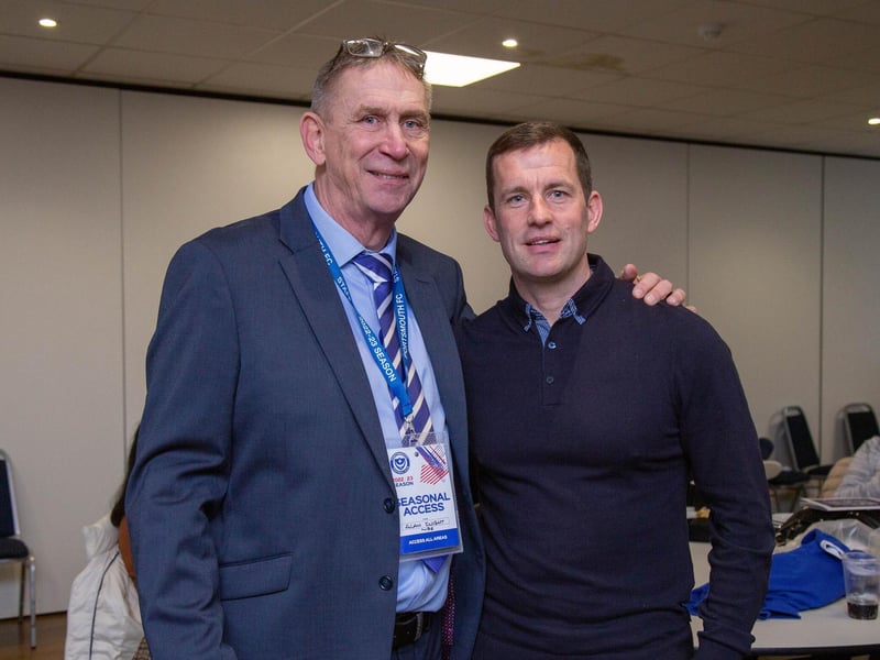 We couldn't leave it there without including this pair. Two legends of different generations but Alan Knight and Michael will be etched in Pompey history.
